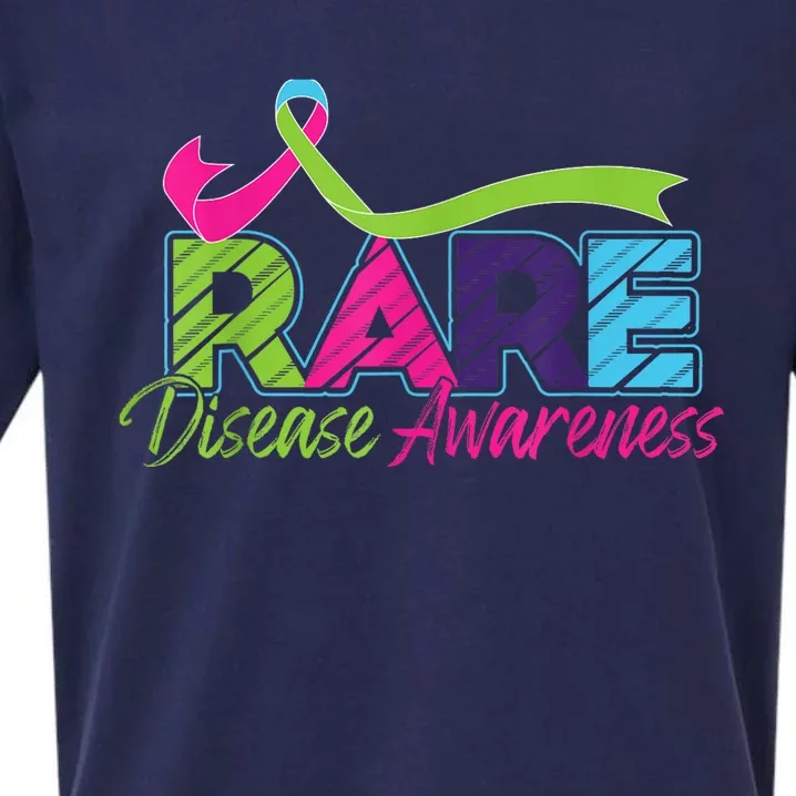 Rare Disease Awareness Rare Disease Day Warriors 2024 Sueded Cloud Jersey T-Shirt