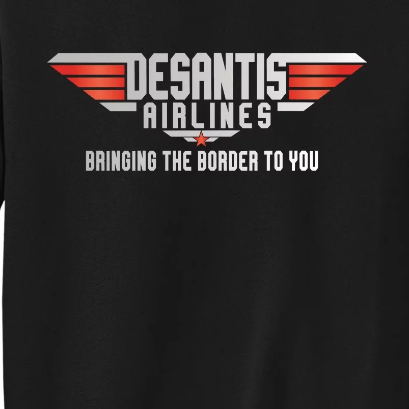 Ron DeSantis Airlines Top DeSantis Airlines Funny Meme Sweatshirt