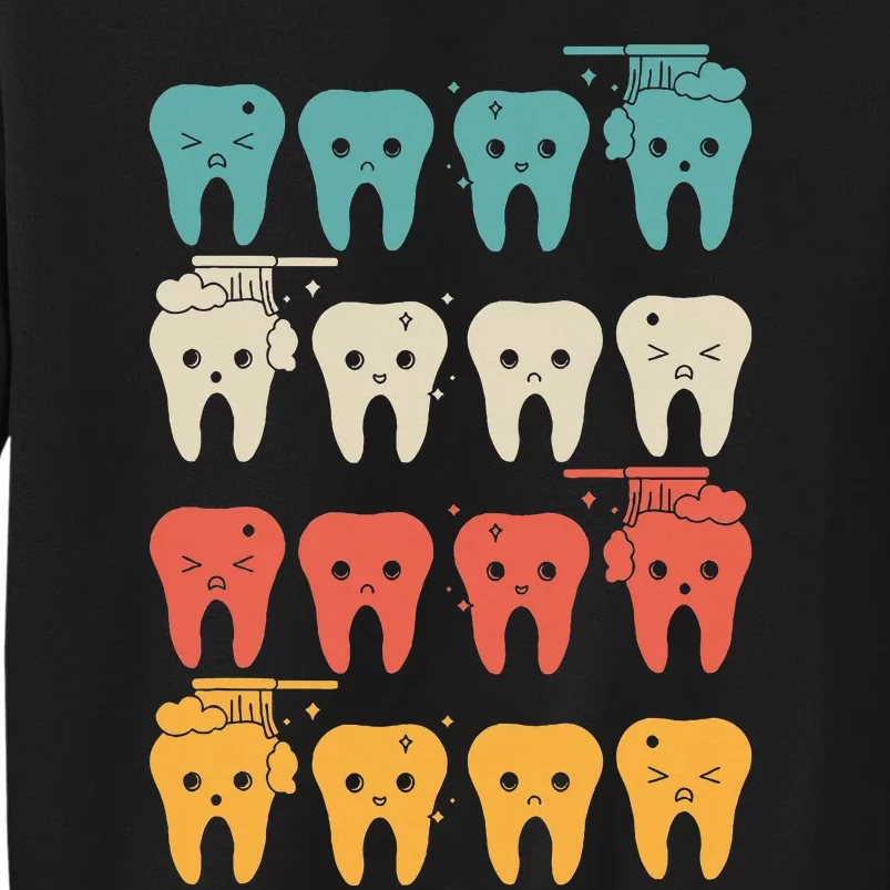 Retro Dental Assistant Tall Sweatshirt