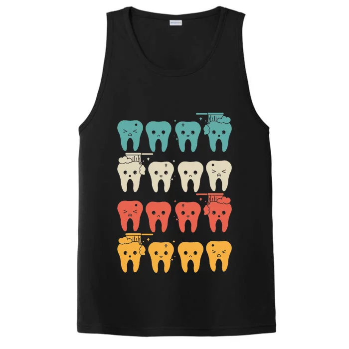 Retro Dental Assistant Performance Tank