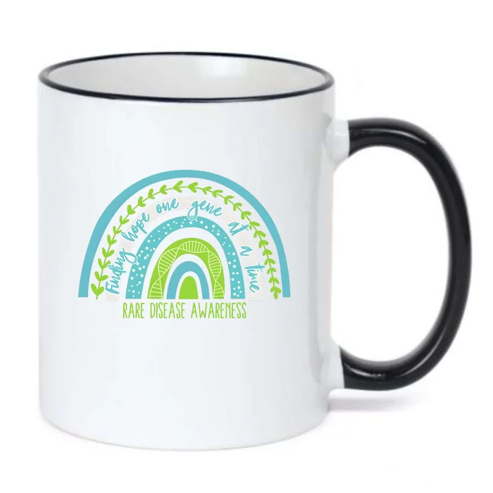 Rare Disease Awareness Finding Hope One Gene At A Time Black Color Changing Mug