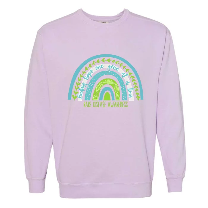 Rare Disease Awareness Finding Hope One Gene At A Time Garment-Dyed Sweatshirt