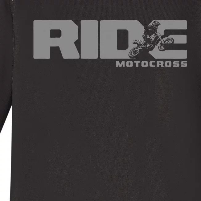 Ride Dirt Bike Motocross Apparel Motocross Dirt Bike Baby Long Sleeve Bodysuit