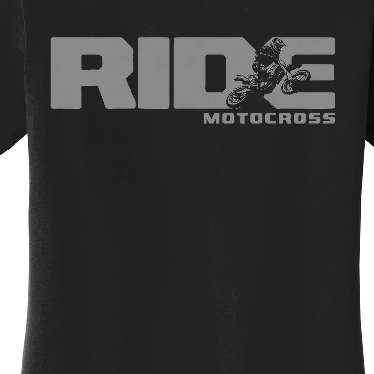 Ride Dirt Bike Motocross Apparel Motocross Dirt Bike Women's T-Shirt