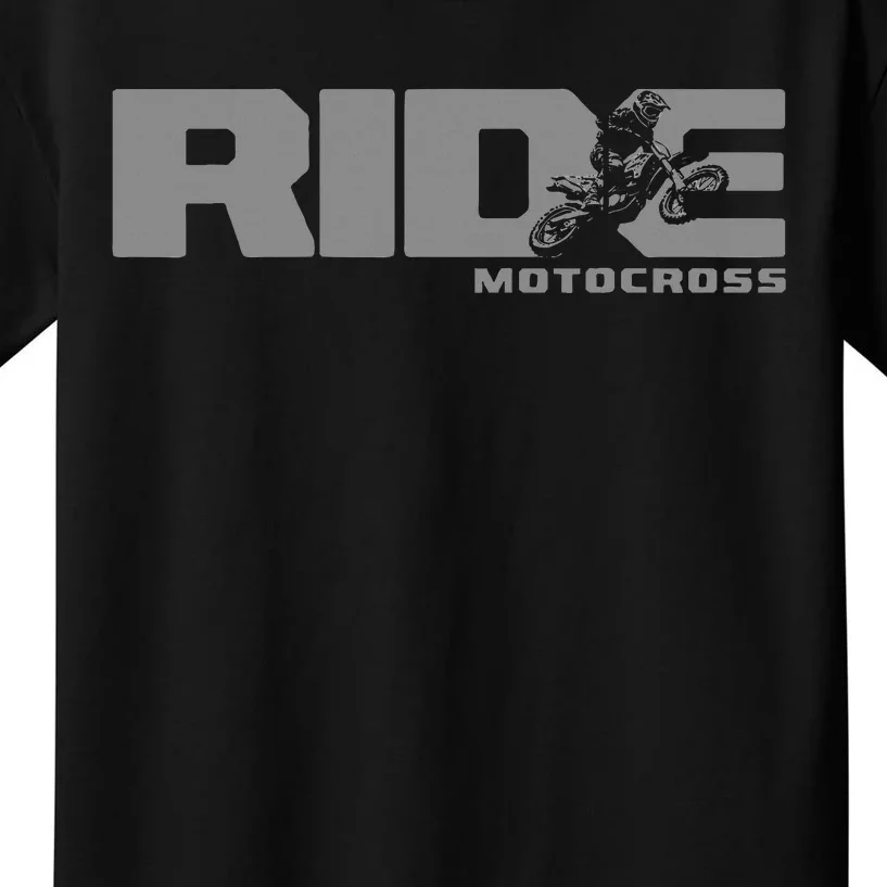 Ride Dirt Bike Motocross Apparel Motocross Dirt Bike Kids T-Shirt