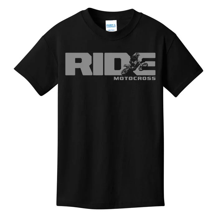 Ride Dirt Bike Motocross Apparel Motocross Dirt Bike Kids T-Shirt