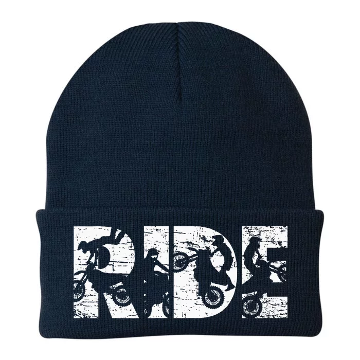 Ride Dirt Bike Rider Motocross Enduro Dirt Biking Knit Cap Winter Beanie