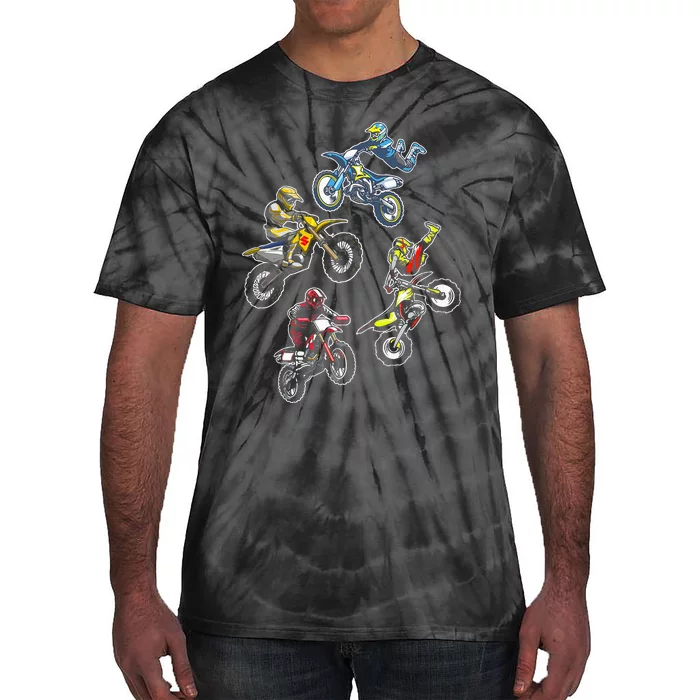 Retro Dirt Bike Motocross Tie-Dye T-Shirt