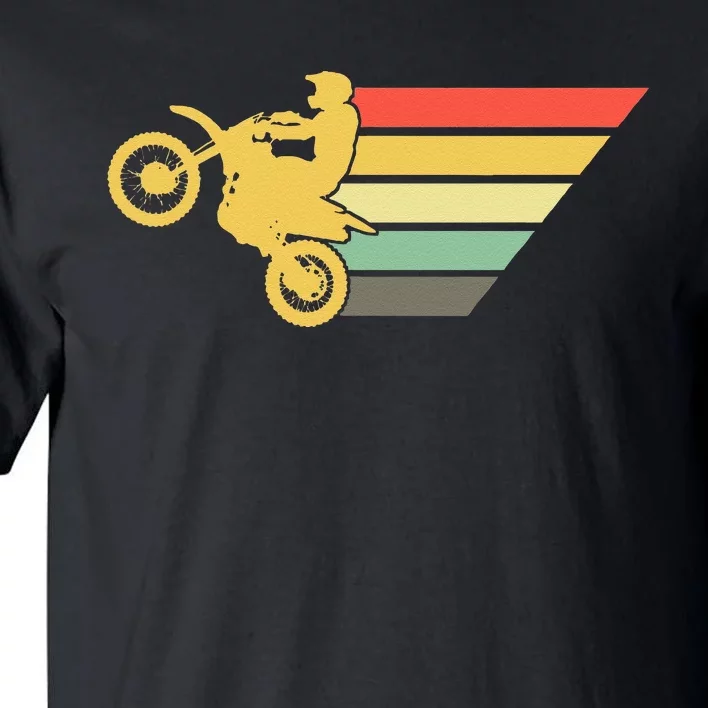 Retro Dirt Bike Rider Vintage MX Motocross Supercross Tall T-Shirt