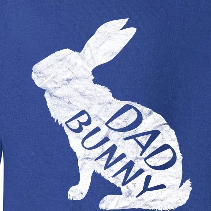 Retro Dad Bunny Gift Father Rabbit Matching Family Easter Gift Toddler Sweatshirt