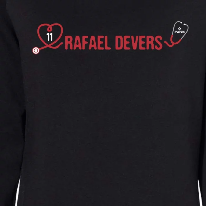 Rafael Devers Boston Baseball Player Medical Student Doctor Gift Womens California Wash Sweatshirt