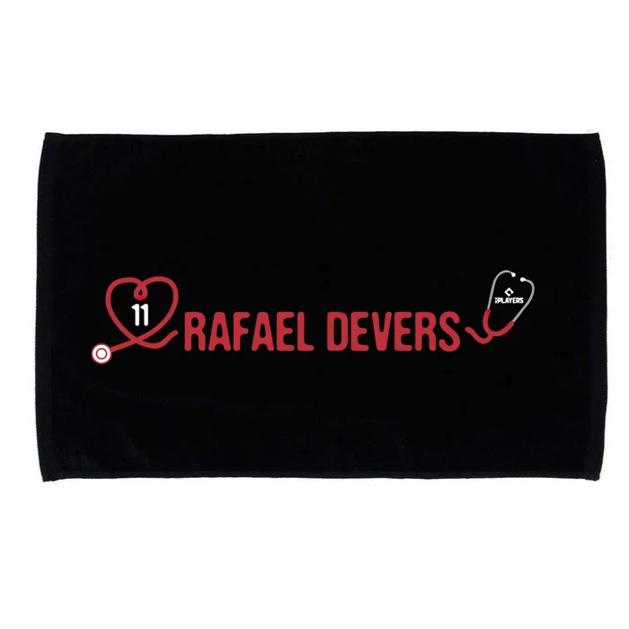 Rafael Devers Boston Baseball Player Medical Student Doctor Gift Microfiber Hand Towel