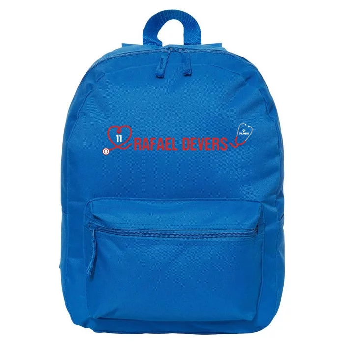 Rafael Devers Boston Baseball Player Medical Student Doctor Gift 16 in Basic Backpack