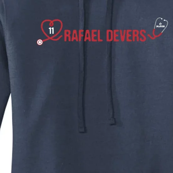 Rafael Devers Boston Baseball Player Medical Student Doctor Gift Women's Pullover Hoodie