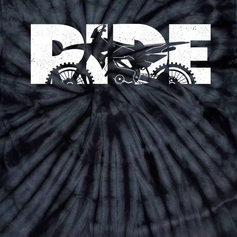 Ride Dirt Bike Motocross Apparel Cool Gift Motocross Dirt Bike Gift Tie-Dye T-Shirt