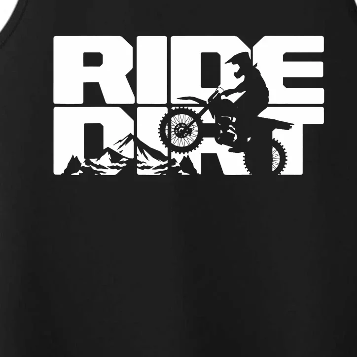 Ride Dirt Bike Motocross Graphic - Motocross Performance Tank