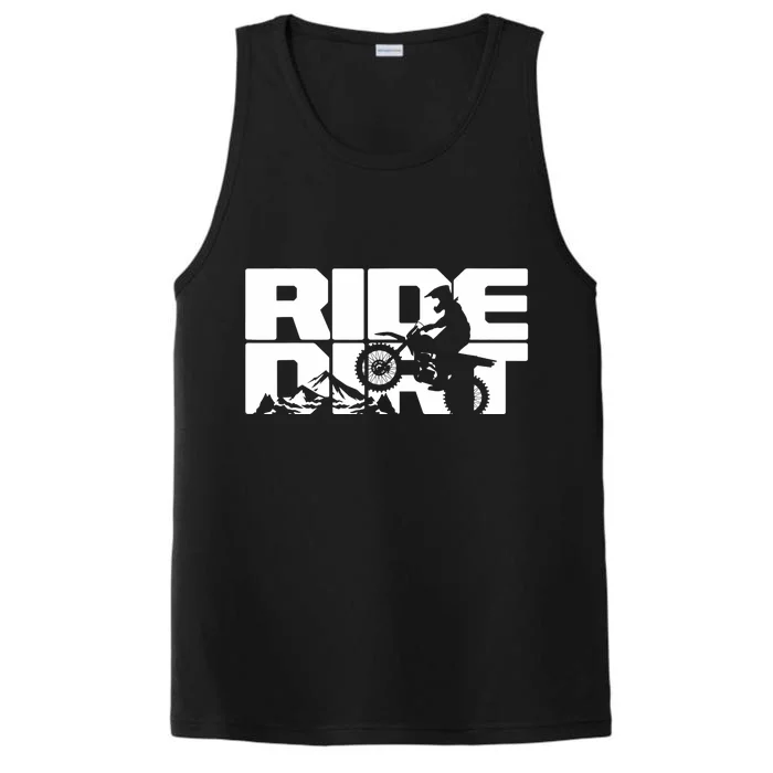 Ride Dirt Bike Motocross Graphic - Motocross Performance Tank