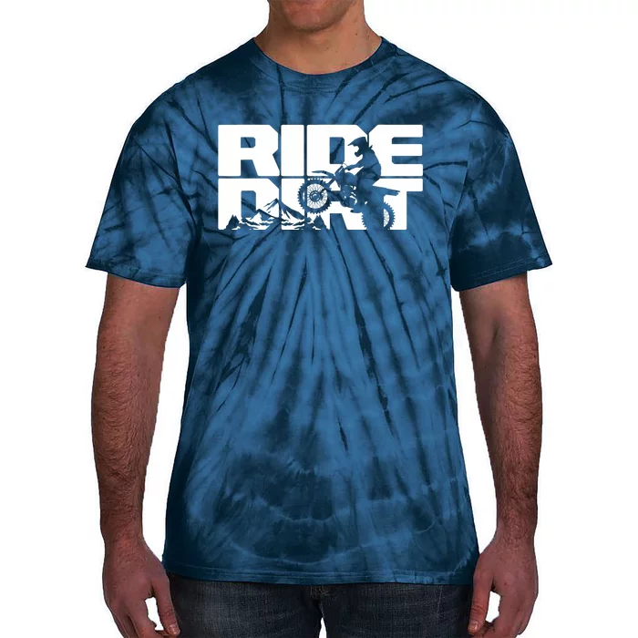 Ride Dirt Bike Motocross Graphic - Motocross Tie-Dye T-Shirt