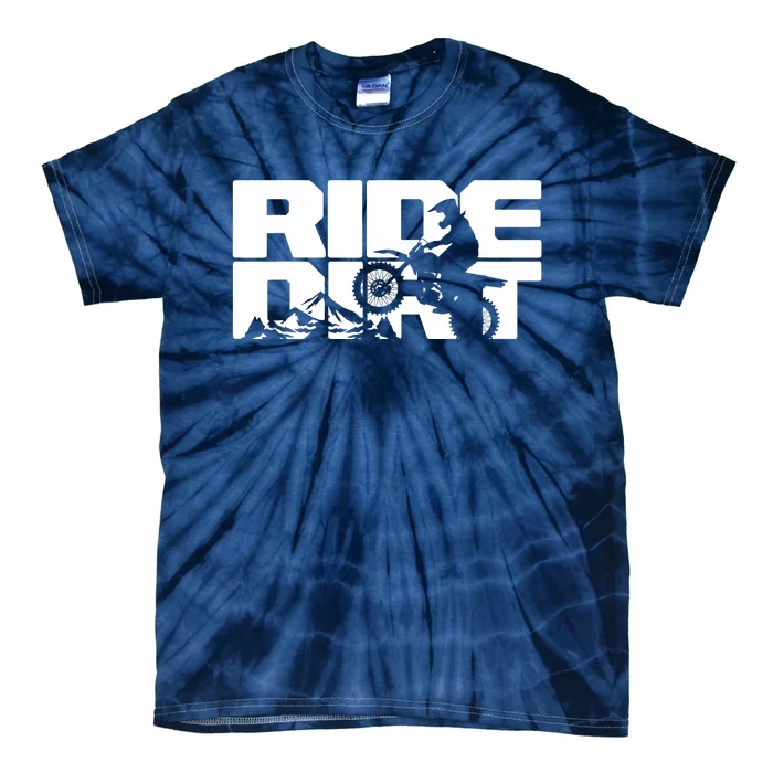 Ride Dirt Bike Motocross Graphic - Motocross Tie-Dye T-Shirt