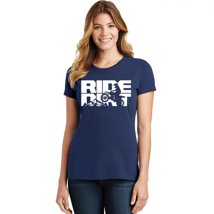 Ride Dirt Bike Motocross Graphic - Motocross Women's T-Shirt