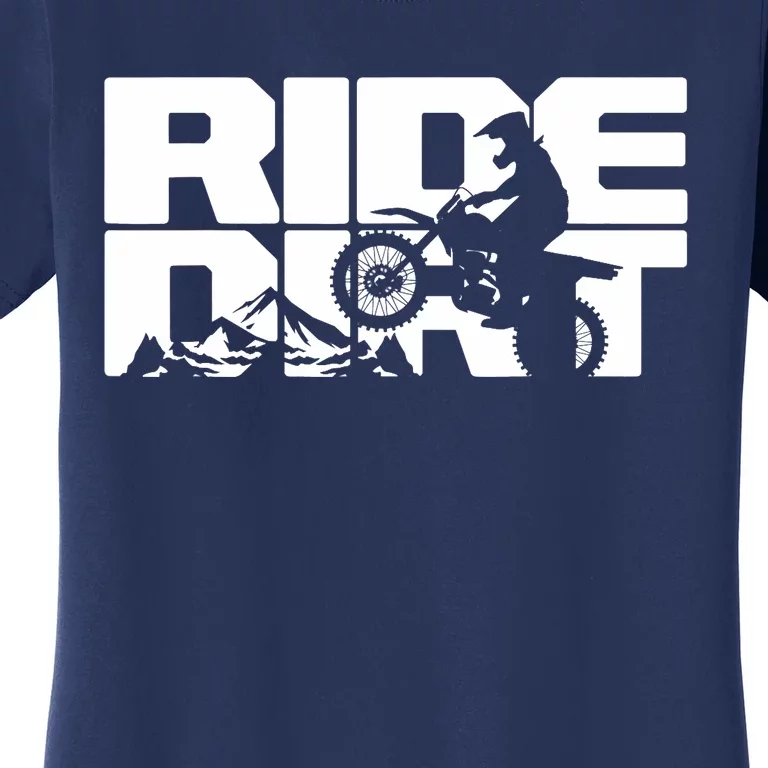 Ride Dirt Bike Motocross Graphic - Motocross Women's T-Shirt