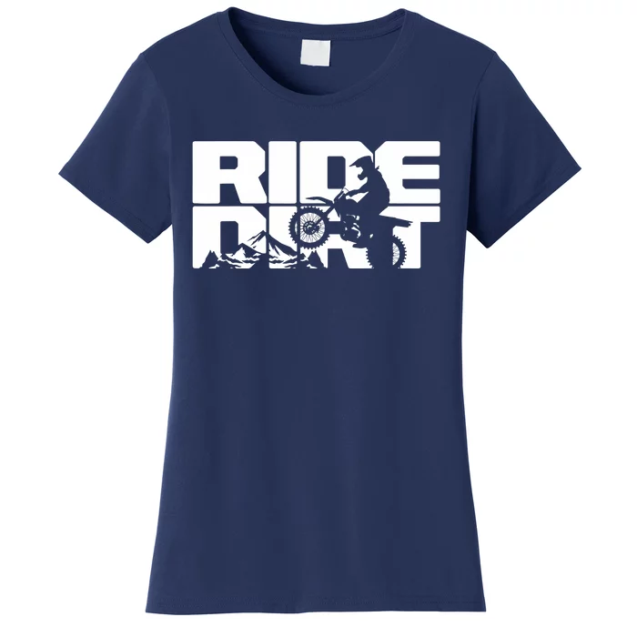 Ride Dirt Bike Motocross Graphic - Motocross Women's T-Shirt