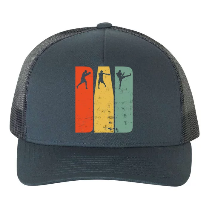 Retro Dad Boxing Player Boxing For Dad Gift Yupoong Adult 5-Panel Trucker Hat