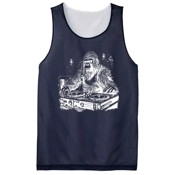 Realistic DJ Bigfoot Mesh Reversible Basketball Jersey Tank