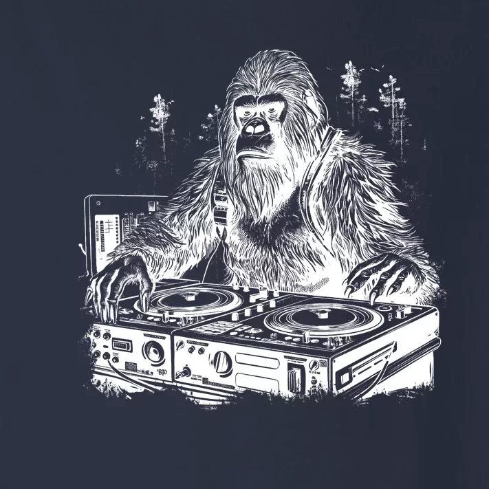 Realistic DJ Bigfoot Toddler Long Sleeve Shirt