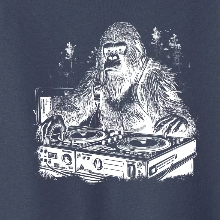 Realistic DJ Bigfoot Toddler T-Shirt