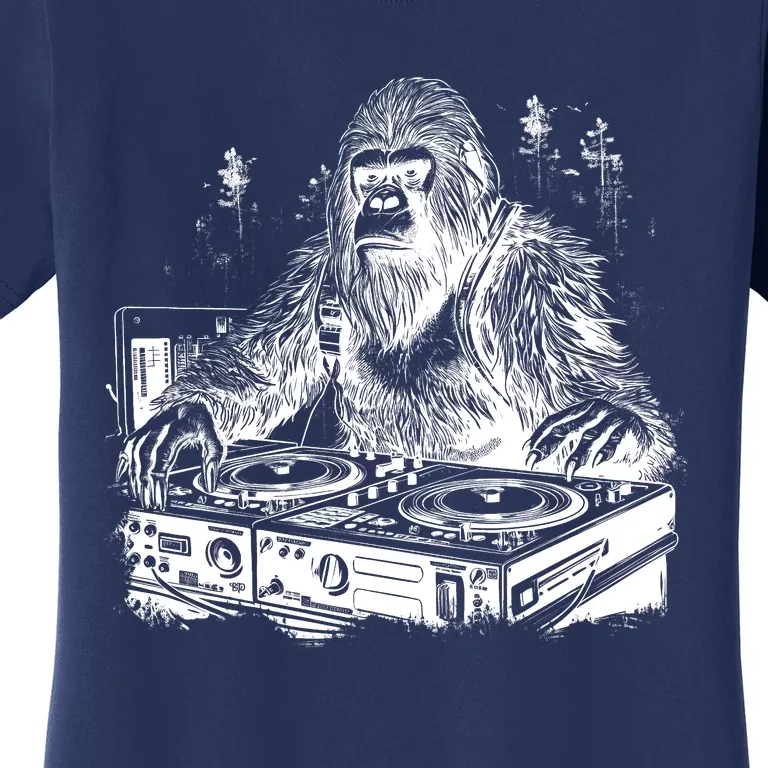 Realistic DJ Bigfoot Women's T-Shirt