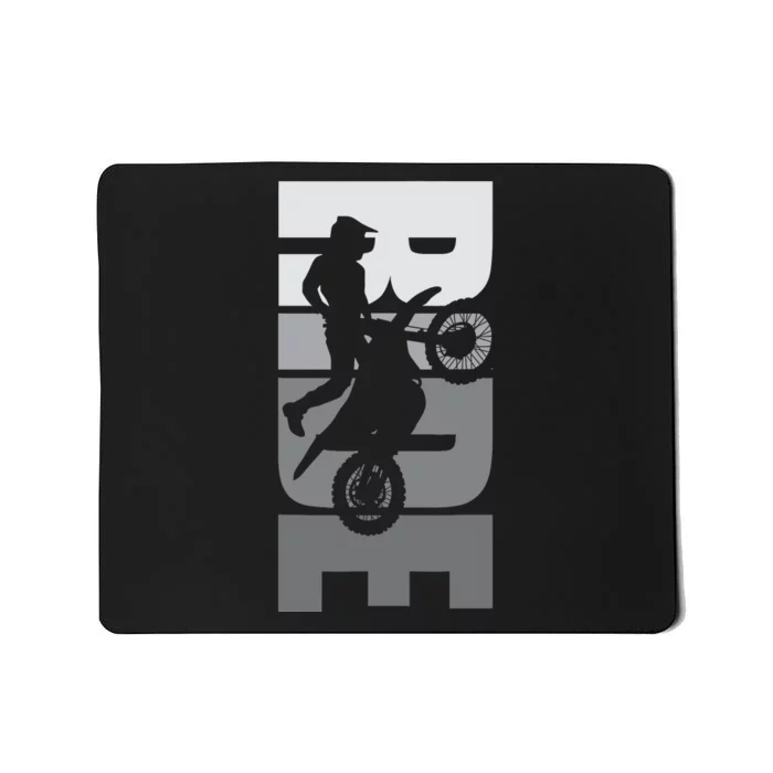 Ride: Dirt Bike Motocross Motorbike Mx Offroad Life Passion Mousepad