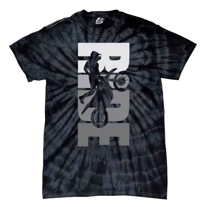 Ride: Dirt Bike Motocross Motorbike Mx Offroad Life Passion Tie-Dye T-Shirt