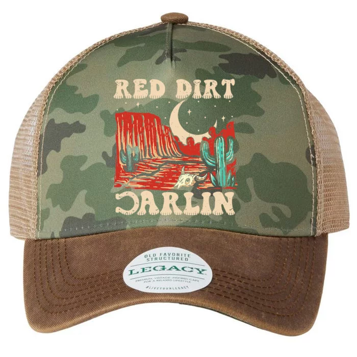 Red Dirt Country Music Western Theme Legacy Tie Dye Trucker Hat