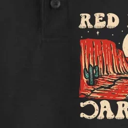 Red Dirt Country Music Western Theme Dry Zone Grid Performance Polo