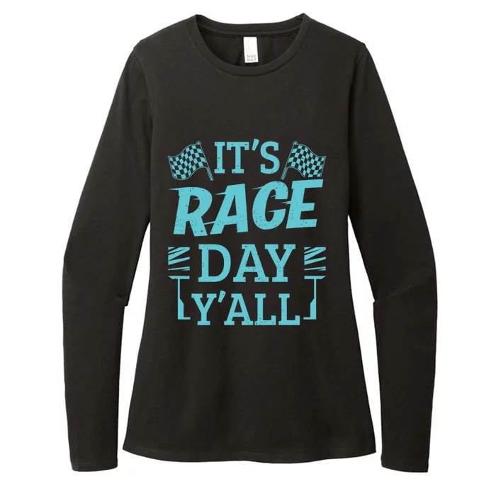 Race Day Car Stock Car Racing It's Racing Day Yall Gift Womens CVC Long Sleeve Shirt