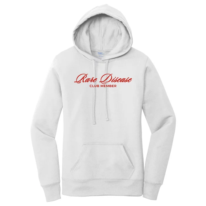 Rare Disease Club Member Script Women's Pullover Hoodie