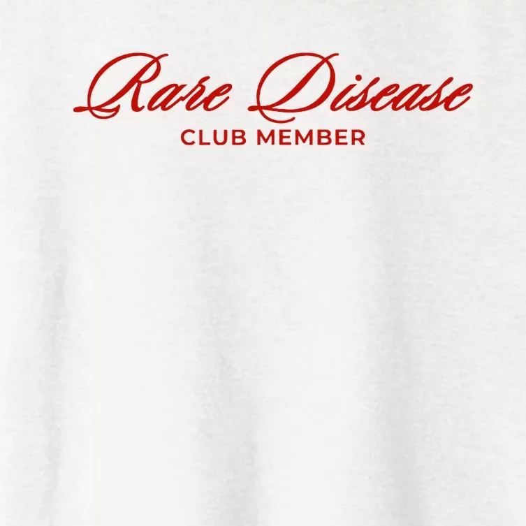 Rare Disease Club Member Script Women's Crop Top Tee