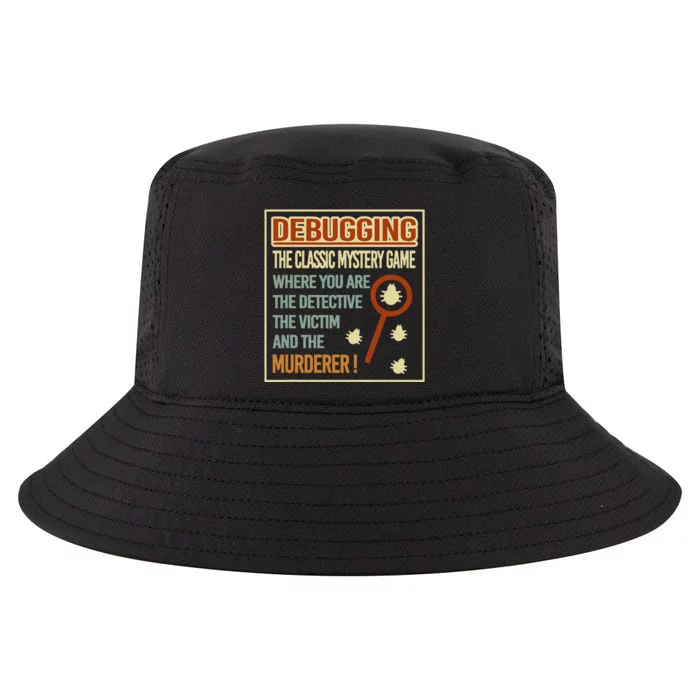 Retro Debugging Computer Science Programmers Coding Cool Comfort Performance Bucket Hat