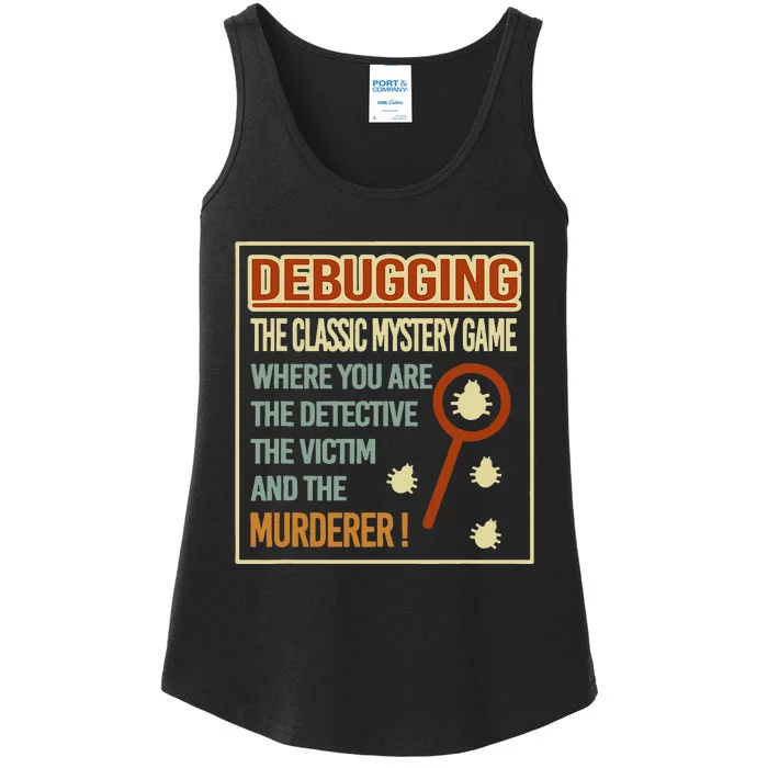 Retro Debugging Computer Science Programmers Coding Ladies Essential Tank