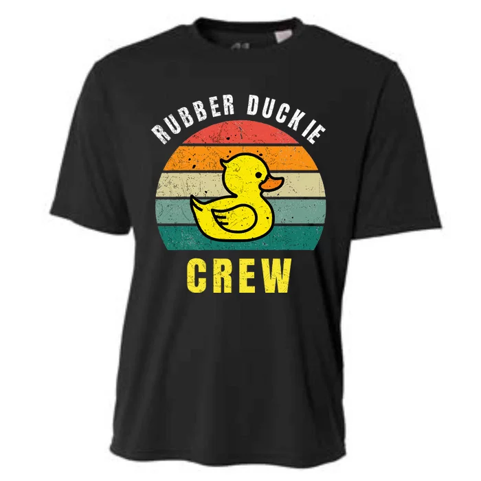 Rubber Duckie Crew Funny Rubber Duck Cooling Performance Crew T-Shirt