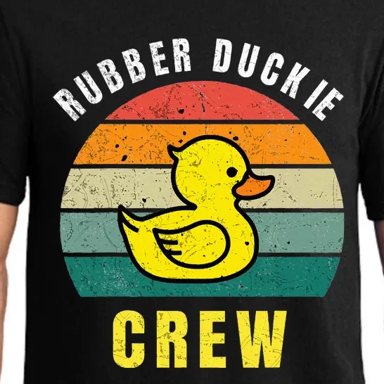 Rubber Duckie Crew Funny Rubber Duck Pajama Set