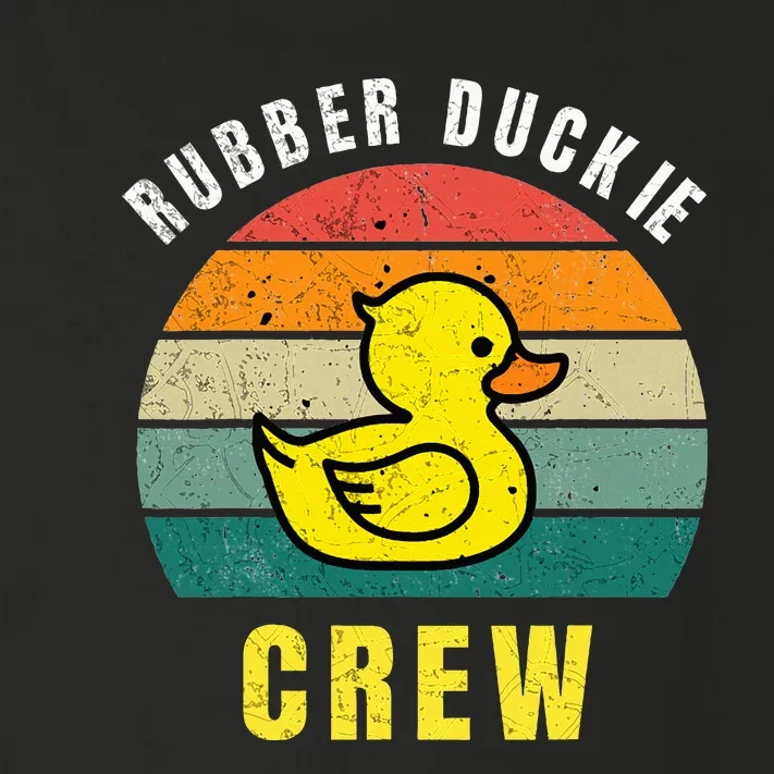 Rubber Duckie Crew Funny Rubber Duck Toddler Long Sleeve Shirt