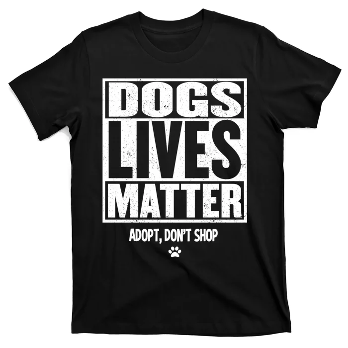 Rescue Dog Cool Gift Mom Dad Dogs Paw Veterinarian Vet Tech Gift T-Shirt