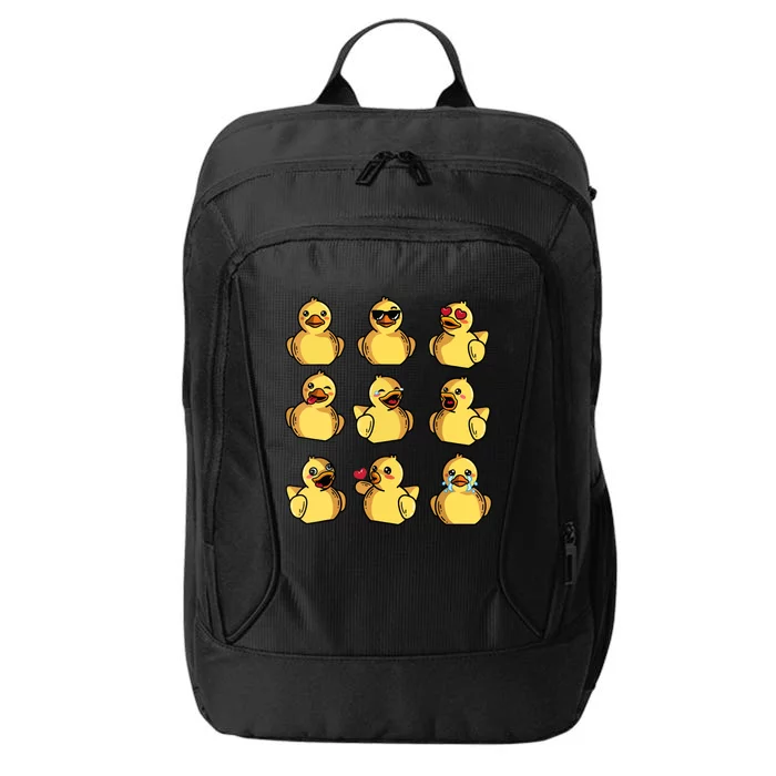 Rubber Ducky Cool Duck Bath Toy City Backpack