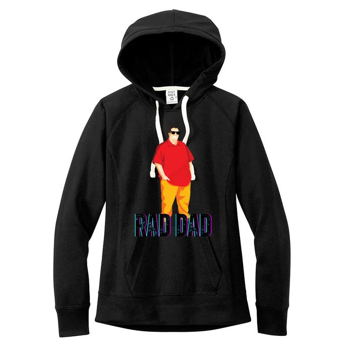 Rad Dad Cute Gift Women's Fleece Hoodie