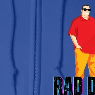 Rad Dad Cute Gift Full Zip Hoodie