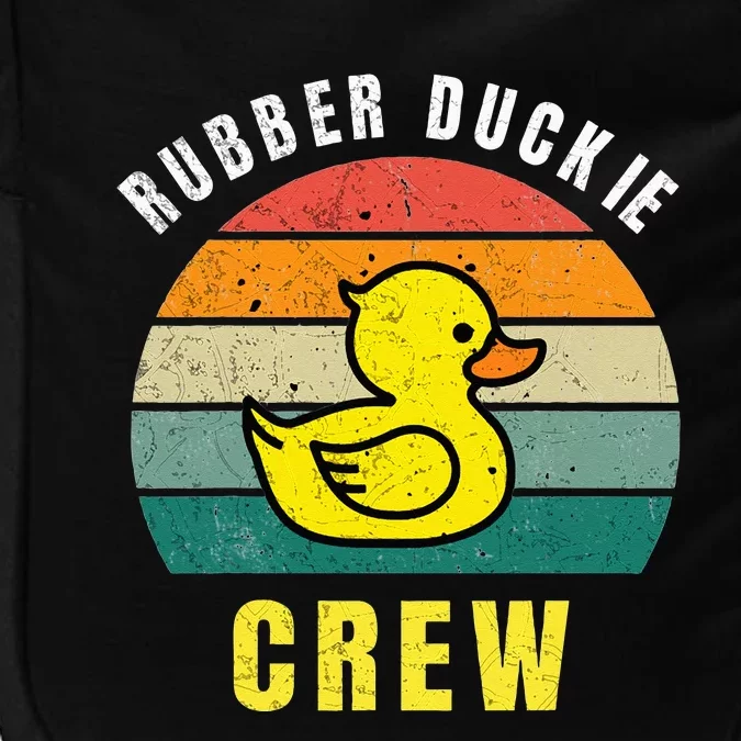 Rubber Duckie Crew Funny Rubber Duck Impact Tech Backpack