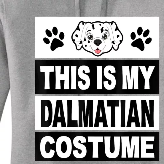 Retro Dalmatian Costume Halloween Easy Lazy Diy Women's Pullover Hoodie