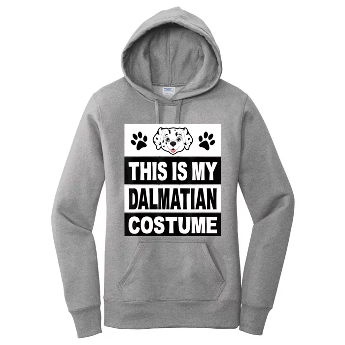 Retro Dalmatian Costume Halloween Easy Lazy Diy Women's Pullover Hoodie